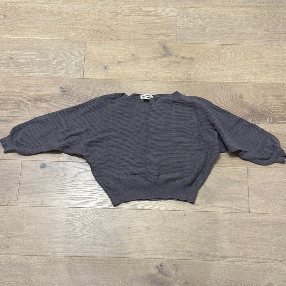 Gray Crew Neck Sweater